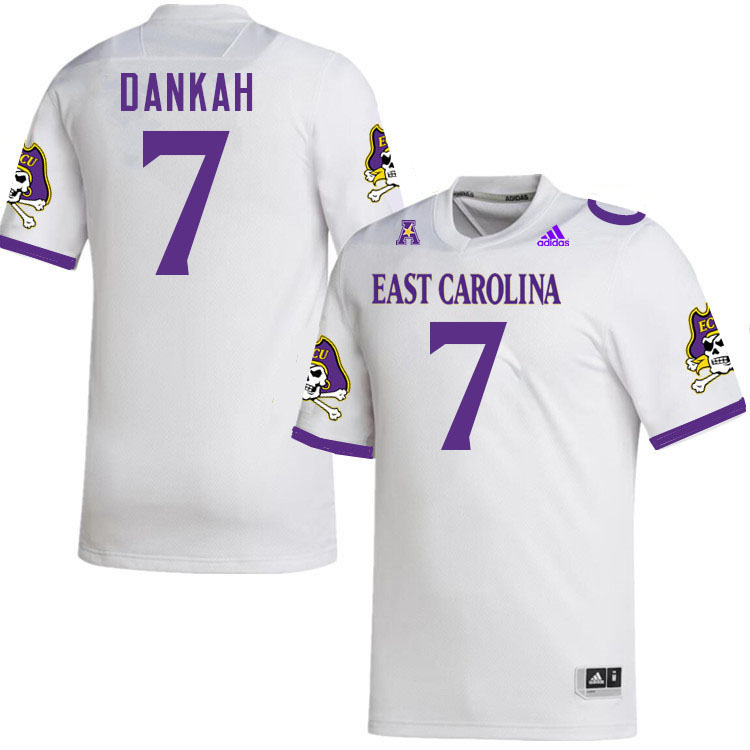 Samuel Dankah ECU Jersey,East Carolina Pirates #7 Samuel Dankah Jersey Youth College-White